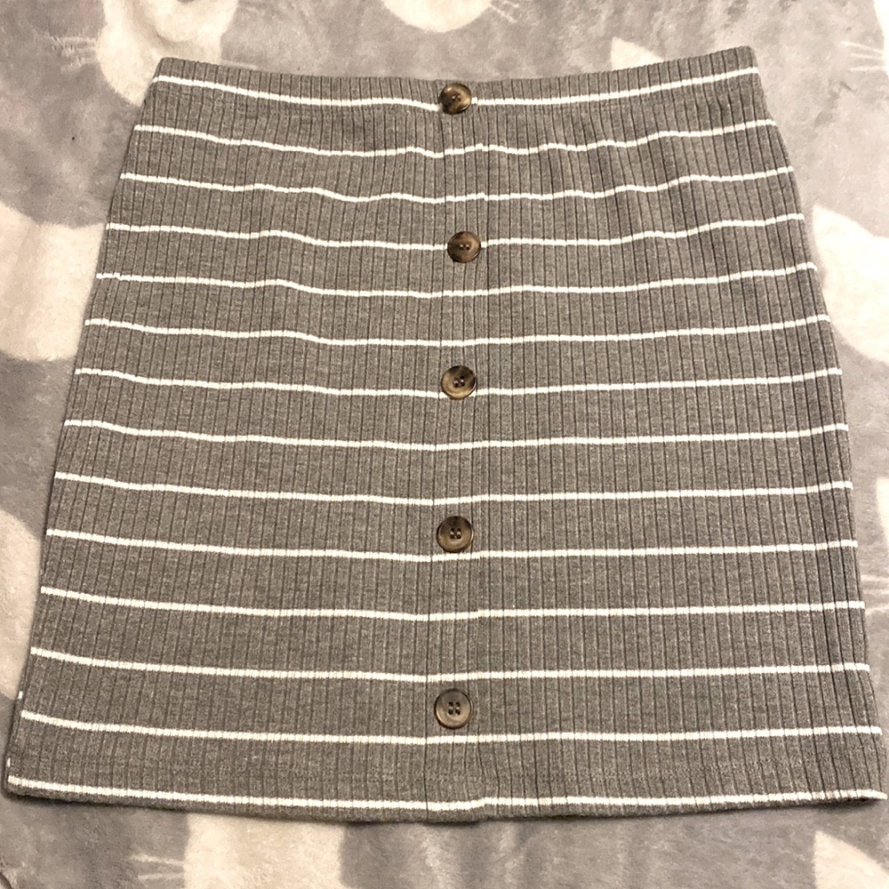 Forever 21 Striped Knit Mini Skirt